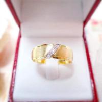 ราคา แหวนปลอกมีดเพชรแท้ทองคำแท้ (12466618662)