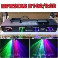 ราคา ไฟเลเซอร์ 4หัว 4สี (NEW STAR) B102rgb/4 disco laser light ไฟเลเซอร์ดิสโก้ ไฟดิสโก้ ดิสโก้เธค ไฟปาตี้ (3454244434)