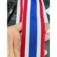 ราคา ริบบิ้นผ้าเกรดเอ ลายธงชาติไทย เนื้อดี งานไทย สีธงชาติ ขนาด2นิ้ว เนื้อดี สีสวยสด ลายสวย ส่งไว ห่อยาว 10เมตร (5359574840)