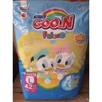 ราคา Goon friend sizeL42ชิ้น ผ้าอ้อมแบบกางเกง (21396535829)
