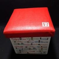 ราคา กล่องพับชุด AEC พรีเมียมเซเว่น สามารถนั่งได้ กล่องอเนกประสงค์ เก้าอี้เก็บของ (7754985341)