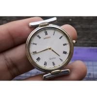 ราคา นาฬิกา Vintage มือสองญี่ปุ่น Seiko Dolce 9530 6030 Roman Numeric Dial ผู้ชาย Quartz ทรงกลม 34mm (40811369862)
