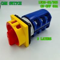 ราคา CAM SWITCH LW26-/3GS แคมซีเล็คเตอร์สวิทซ์ ON-OFF 20A 32A 63A (22481407418)