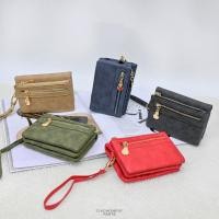 ราคา Chicbag [ พร้อมส่งในไทย ] กระเป๋าสตางค์สั้น2พับ หนังPUนุ่มลายหินอ่อน พร้อมสายคล้องมือ PA-978 (43454987387)
