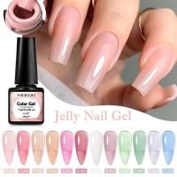 ราคา FOUR LILY 12 สีโปร่งแสง Long-Lasting Jelly Nail Gel Nail Art UV Gel Soak Off 7ml (45151567312)
