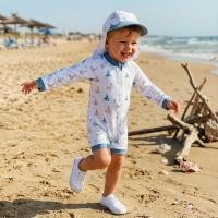 ราคา ชุดว่ายน้ำแขนยาวสำหรับทารก พร้อมหมวกกันแดดและต้านUV เรือใบพิมพ์ลาย เหมาะสำหรับฤดูร้อนและการเล่นน้ำที่ชายหาดหรือสระว่ายน้ำ (46303946977)