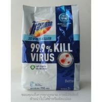 ราคา [ 750 กรัม ] Attack 3D powder detergent ผงซักฟอกแอทแทค สูตรเข้มข้น (18070731170)