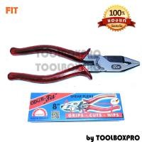 ราคา FIT คีมตัดสายไฟ ตรากุหลาบ no.14 ขนาด 8" แท้ (650196059)