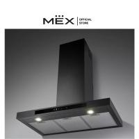ราคา MEX K634B90 เครื่องดูดควันกระโจมทรงกล่อง สีดำ ขนาด 90 ซม. (15684841811)
