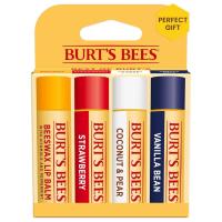 ราคา BurtsBeesLipBalm,Beeswax,Strawberry,CoconutandPear,andVanillaBeanPack,WithResponsiblydBeeswax,Tint-Free,LipTreatment,4s,0.15oz. (52054754550)