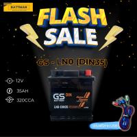 ราคา แบตเตอรี่ GS รุ่น LN0-DIN35 (ส่งด่วนได้รับสินค้าวันนี้) 12V 35AH Maintenance Free แบตเตอรี่กึ่งแห้ง (20726441142)