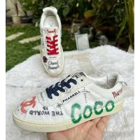 ราคา Chanel Sneakers Pharrell White Multi-Color Sz.37 มือสองแบรนด์แท้ (24113185161)