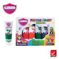 ราคา สีทามือ มาสเตอร์อาร์ต 75 มล. 6 สี FINGER PAINT (43753268767)