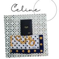 ราคา Celine ผ้าพันคอมือสองของแท้ ขนาด กว้าง ยาว 22x22 นิ้ว (18251662051)