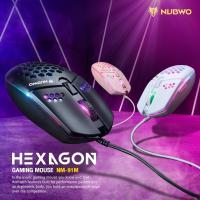 ราคา NUBWO GAMING MOUSE NM-91M HEXAGON เม้าส์ มาโคร เกมส์มิ่ง NM-91M (8735736202)