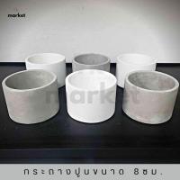 ราคา กระถางปูน ทรงกลม ขนาด 8 ซม. กระถางต้นไม้ แคคตัส กระบองเพชร บัวบกโขด (24800681268)