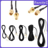 ราคา [Baosity2] 2Pack RP-SMA Male to Female Wifi Antenna Adapter Extension Cable 10Meter 3 (47405025116)