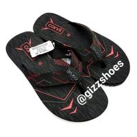 ราคา MERAH Carvil Xorde Mens Casual Flip Flops รองเท้าแตะฟองน้ําบ้านสีดําสีแดงสีดําสีแดง (40921491120)