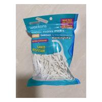 ราคา Watsons dental floss picks 200ชิ้น วัตสัน ไหมขัดฟัน (19209149823)