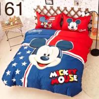 ราคา ชุดผ้าปูที่นอนmickey mouse 3.5,5,6ฟุตส่งฟรี (502248685)