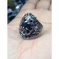 ราคา แหวนเงินแท้925นิลดำตัวเรือนลงดำสวยๆ (42762885459)