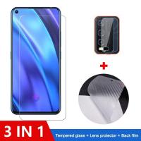ราคา 9H 3-in-1 Vivo Y50 ป้องกันหน้าจอ Vivo Y50 Y30 Y71 Y91 Y91 Y97 Y95 V19 V17 V15 Pro กระจกนิรภัยใสฟิล์มป้องกันกระจก (4339379045)