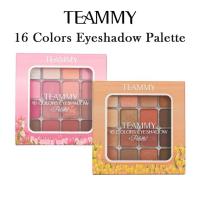 ราคา ทีมมี่ 16 คัลเลอร์ อายแชโดว์ พาเลทท์ Teammy 16 Colors Eyeshadow Palette (41913959549)