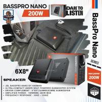 ราคา ซับบ๊อกbass box เบสบ๊อกซ์ subbox JBL BASSPRONANO SERIES มีแอมป์ในตัวขนาด 6x8 นิ้ว รีโมทปรับเสียง (13355286054)