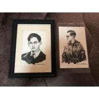ราคา รูปพร้อมกรอบรูปตั้งโต๊ะในหลวงร.9 (3838337804)