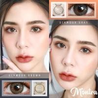 ราคา คอนแทคเลนส์Glamour Brown / Gray (Montra) ขนาดบิ๊กอาย (27312660284)