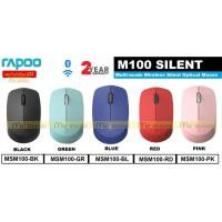 ราคา MOUSE WIRELESS SILENT/BLUETOOTH MULTI-MODE (เมาส์) RAPOO M100 SILENT -รับประกัน 2 ปี (8131420265)