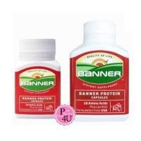 ราคา แบนเนอร์ โปรตีน แคปซูล 10 / 30 / 100 เม็ด Banner Protein Capsule UQ7T (13563288949)