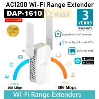 ราคา WI-FI RANGE EXTENDER (อุปกรณ์ขยายสัญญาณ) D-LINK (DAP-1610) AC1200 Wi-Fi Range Extender ประกัน 3 ปี *ของแท้ ประกันศูนย์* (13747164997)