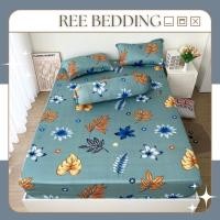 ราคา ชุดผ้าปูที่นอนยางยืดเย็น 4 ชิ้น R347 พิมพ์ 3D REE bed ผ้าปูที่นอนที่นอนทุกขนาด (43063535138)