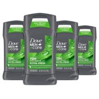 ราคา Dove Men+Care Antiperspirant Deodorant Stick for Men 4 Count Extra Fresh พร้อม Sweat & Odor Protection 72 ชั่วโมง พร้อม 1/4 Moisturizing Cream & กลิ่น Citrus ติดทนนาน 2.7 ออนซ์ (56804609469)