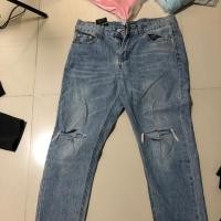 ราคา ยีนส์ทรงบอย sizeL kristhaya woman jeans (7038940133)
