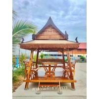 ราคา ศาลานั่งเล่น หลังคาทรงไทย เสาเอียง (22324938835)