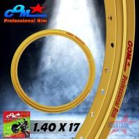 ราคา ล้อ COM AKRONT 1.40 X 17 สีทอง จำนวน 1 วง ล้อคอม อาก้อน ขนาด 1.40 ขอบ 17 ของแท้ การันตีของแท้ 100% ราคาพิเศษสุดๆ (4719690438)