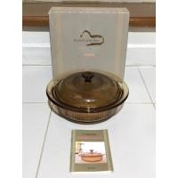 ราคา หม้อแก้วทำอาหาร ตั้งเตาแก๊สได้ ขนาด 9 นิ้ว ยี่ห้อ Vision มือสองญี่ปุ่น (สภาพ 100%) คัดพิเศษ (27101122768)