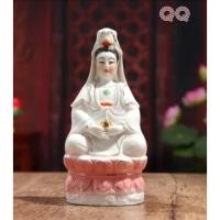 ราคา เจ้าแม่กวนอิม พระโพธิสัตว์รูปปั้น 8 นิ้วสีขาว รูปปั้นเซรามิก เจ้าแม่กวนอิม (13059436354)