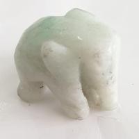 ราคา ช้างหยกพม่าแกะสลัก ขนาด 2 cm. หยกแท้แกะสลักมือ E30 (28801580595)