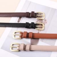 ราคา เข็มขัดหนัง PU สีพื้น สไตล์เกาหลีวินเทจ เรียบง่าย สําหรับผู้หญิง เข็มขัดตกแต่งผ้าเดนิมหัวเข็มขัดคาดเอวปรับได้ (28857934529)