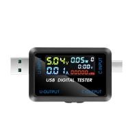 ราคา Type-C USB Voltage Current Test Meter Digital Capacity Tester Power Tester Digital Voltmeter Electr (48153297304)