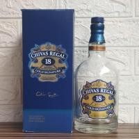 ราคา Chivas Regal ขวดเปล่า 18 ปี + กล่อง 1 ลิตร (26335542982)