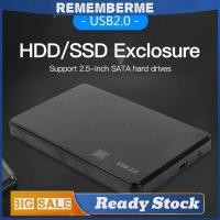 ราคา พลาสติก 3TB USB 2.0/3.0 Hard Disk HD Enclosure Super Speed สําหรับ Windows Enclosure 2.5 นิ้ว SATA SSD HDD Mobile Case (28593714896)