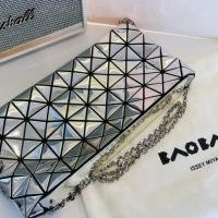 ราคา Bao Bao Issey Miyake 4 x 8 Crossbody & Clutch Bag in Platinum Gunmetal (43709230906)