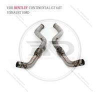 ราคา HMD Downpipe for Bentley Continental GT 6.0T Exhaust System Manifold Stainless Steel Performance wi (52902273023)
