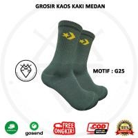 ราคา OLDSCHOOL G25 CONVERSE ARMY SOCKS สําหรับผู้ชาย (42221291379)