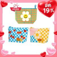 ราคา [พร้อมส่ง] กระเป๋าใส่ของจุกจิก Wiggle Wiggle Pattern Pouch ลายน่ารัก ใส่เครื่องสำอาง เครื่องเขียน (40015479353)
