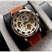 ราคา นาฬิกาแบรนด์แท้ ระบบออโต้ ไขลาน สายหนัง (19277245474)